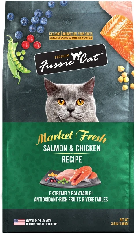 Fussie Cat Market Fresh Grain Free Salmon & Chicken Recipe Dry Cat Food