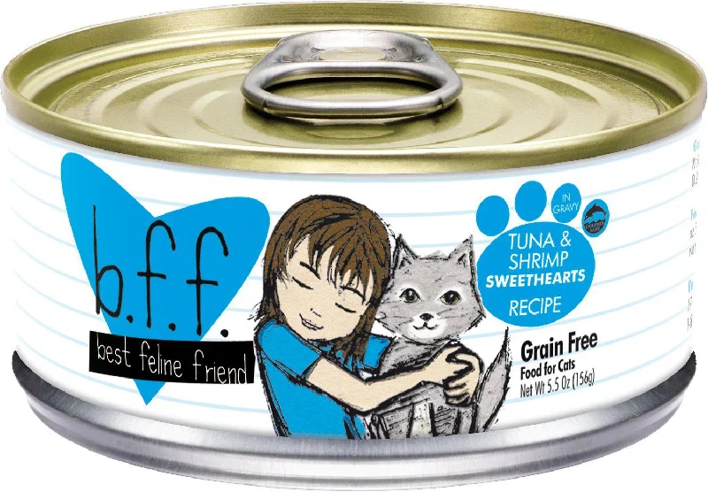 Weruva BFF Tuna & Shrimp Sweethearts Grain-Free Wet Cat Food