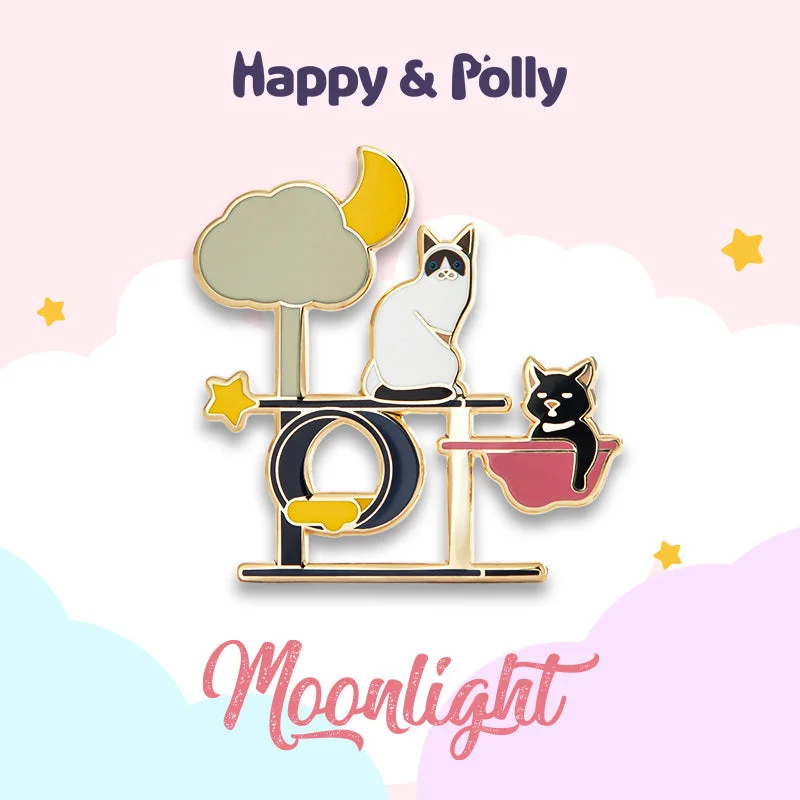 Moonlight - Metal Enameled Pin